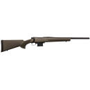 Howa HMA6ARCSG M1500 Mini Action 6mm ARC 5+1 22" Black Steel Threaded Barrel, Matte Blue Steel Receiver Drilled & Tapped, Fixed HTI Green Synthetic Stock