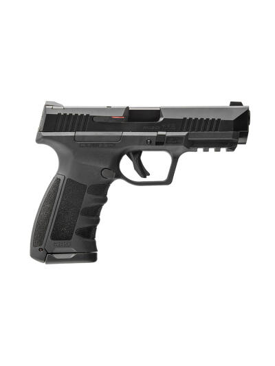 Dickinson LLC RA9B RA9  9mm Luger 17+1 4.25" Black Steel Barrel, Serrated Aluminum Slide, Polymer Frame w/Accessory Rail