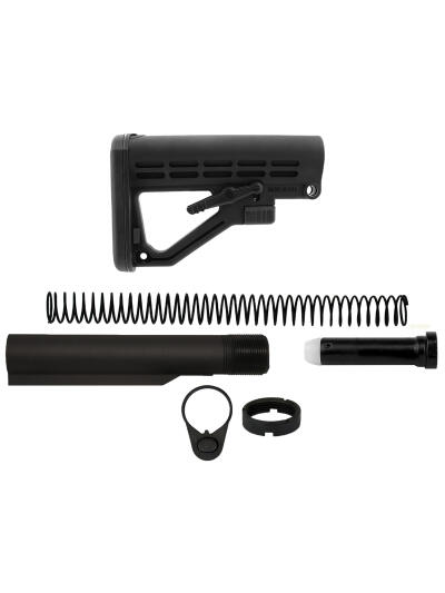 TacFire MAR050B Mil-Spec Buffer Tube  Black Matte AR-15