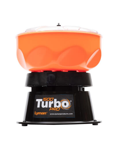 Lyman 7631650 1500 Pro Turbo Tumbler Black/Orange
