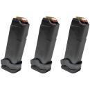 Kel-Tec S2K2213 SUB2000 Magazine Sleeve Fits Glock 17 Gen3 Black 3 Pack