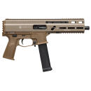 Grand Power 197892004800 SP10A3 Stribog 10mm Auto 20+1 8" Black Threaded Barrel, Flat Dark Earth Aluminum Picatinny Rail Receiver, FDE Polymer Grip, Thread Protector