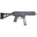 Grand Power 197892004848 SP10A3 Stribog 10mm Auto 20+1 8" Black Threaded Barrel, Black Aluminum Picatinny Rail Receiver, Black Polymer SB Tactical Brace, Black Polymer Grip, Thread Protector