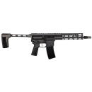 Global Ordnance LLC 197892004862 Monolith 15P 5.56x45mm NATO 30+1 12.50" Black Mono Barrel, M-LOK Handguard, Black Aluminum Picatinny Rail Receiver, SB Tactical Brace, B5 P-Grip 23 Grip