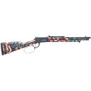 Howa CIT357LVRUSA Levtac 92 357 Mag 8+1 16.50" Matte Black Threaded Barrel & Steel Receiver w/Picatinny Rail, Fixed Respect Camo (American Flag) Synthetic Stock, Right Hand