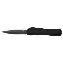 Kershaw 9000DE Livewire  Automatic 3.45" OTF Spear Point Plain Black PVD CPM MagnaCut Steel Blade, Black Anodized Aluminum Handle