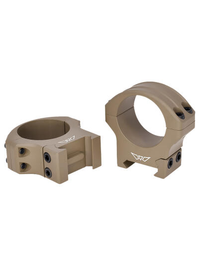 Warne 8502DE HyperLite  Dark Earth Cerakote MagnaFusion Alloy 1" Tube Maxima/Weaver/Picatinny