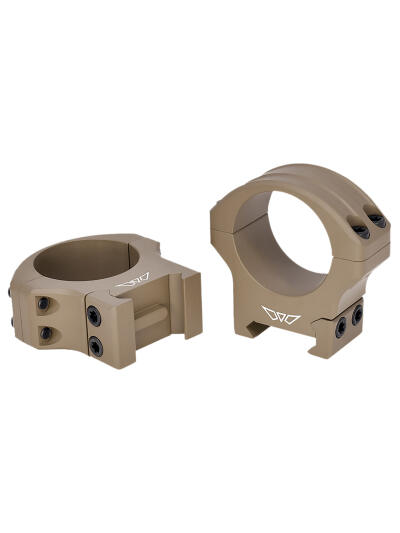 Warne 8513DE HyperLite  Dark Earth Cerakote MagnaFusion Alloy 30mm Tube Maxima/Weaver/Picatinny