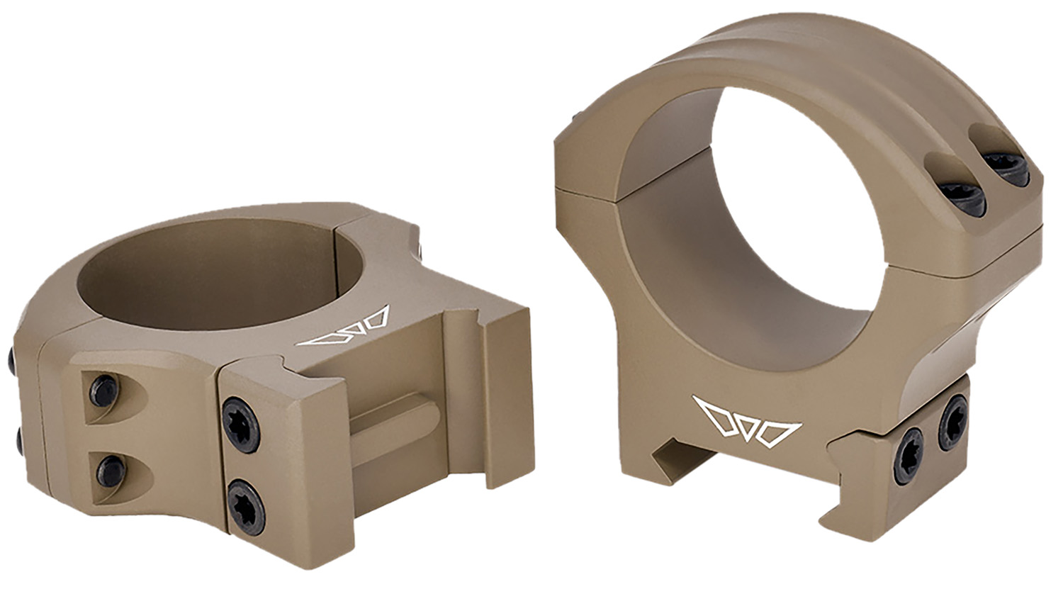 Warne 8515DE HyperLite Dark Earth Cerakote MagnaFusion Alloy 30mm Tube Maxima/Weaver/Picatinny