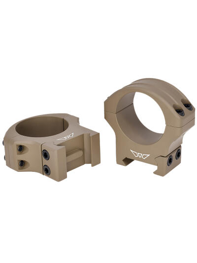 Warne 8521DE HyperLite  Dark Earth Cerakote MagnaFusion Alloy 34mm Tube Maxima/Weaver/Picatinny