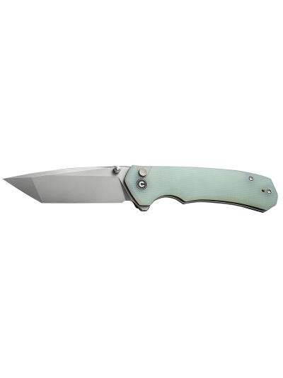 Civivi Knives C19059C-3 Brazen  3.46" Folding Plain Stonewashed D2 Steel, Blade Natural G10 Handle