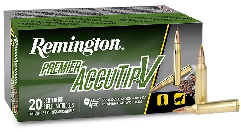 REMINGTON PRA2250RB 22-250 REM 50GR ACCUTIP-V BT 20 RD/BX 10 BX/CS