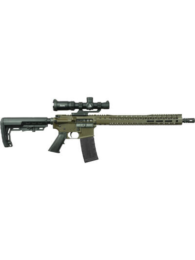 Black Rain Ordnance BROROTROPT01  w/Optic 223 Rem/5.56 NATO 16"