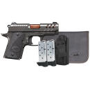 Kimber Mfg, Inc 3300254 Micro 9 Bundle 7+1 3.15" Rose Copper TiN Match Grade Barrel, KimPro II Gray Lightening Cut/Serrated Stainless Steel Slide, Kimpro II Gray Aluminum Frame, Black G10 Grip