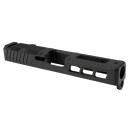 Zaffiri Precision ZPS.3.19.BLK ZPS.3 Custom Slide Fits Glock 19 Gen 3 Black 17-4 Stainless Steel