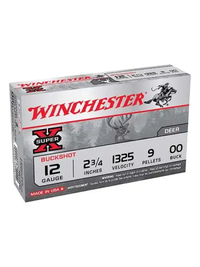 12GA 2-3/4" #9 00BUCK 15RDS