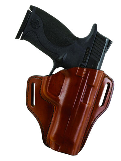 Bianchi 23948 57 Remedy  OWB Size 09A Tan Leather Belt Slide Fits Glock 42 Right Hand