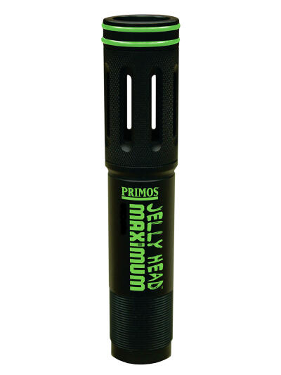 Primos 69409 JellyHead Maximum  Benelli/Beretta Mobil 20 Gauge Turkey Ported Steel Black-T Coating