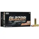 CCI BLAZER BRASS AMO 357 MAG 158GR JHP 50RD (20 BOX CASE)