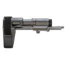 SB Tactical PDW01SB PDW  Black Elasto-Polymer 3-Position Adjustable for AR-Platforms (Tube Included)