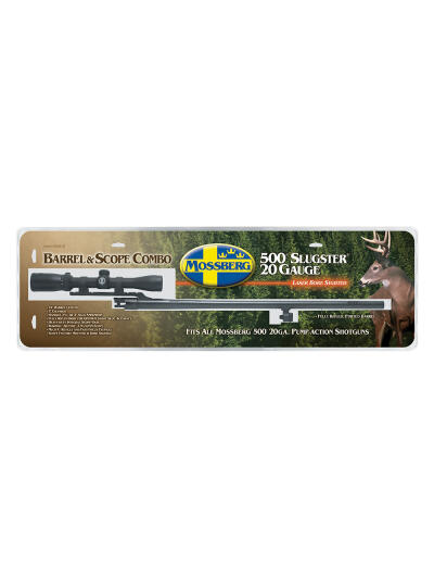 Mossberg 92010 OEM  20 Gauge 24" Slug Barrel w/Cantilever Mount, Fully-Rifled Bore & Blued Finish, For Use w/Mossberg 500 & Maverick 88 6-Shot Models, Includes 3-9x40mm Scope