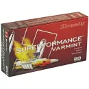 HORNADY SUPERFORMANCE VARMINT AMO 222 REM 50GR V-MAX SPF 20RD (10 BOX CASE)