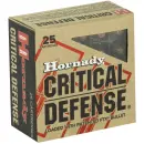 HORNADY CRITICAL DEFENSE AMO 9MM MAKAROV 95GR FTX 25RD (10 BOX CASE)
