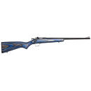 Crickett KSA2222 Youth  22 LR 1rd 16.12" Blued Barrel & Receiver, Fixed Front/Adjustable Rear Peep Sights, Blue Laminate Stock w/11.5" LOP, Rebounding Firing Pin Safety
