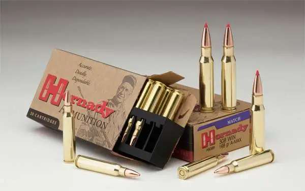 HORNADY MATCH AMO 308 WIN 168 BTHP 20RD (10 BOX CASE) - Image 4