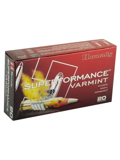HORNADY SUPERFORMANCE VARMINT AMO 204 RUGER 32GR V-MAX SPF 20RD (10 BOX CASE)