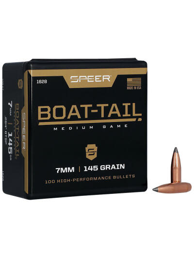 Speer 1628 Boat-Tail  7mm 145gr Jacketed Soft Point Boat Tail 100 Per Box/5 Case
