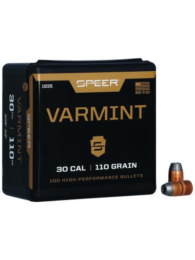 Speer 1835 Varmint  30Cal 110gr Jacketed Hollow Point 100 Per Box/5 Case