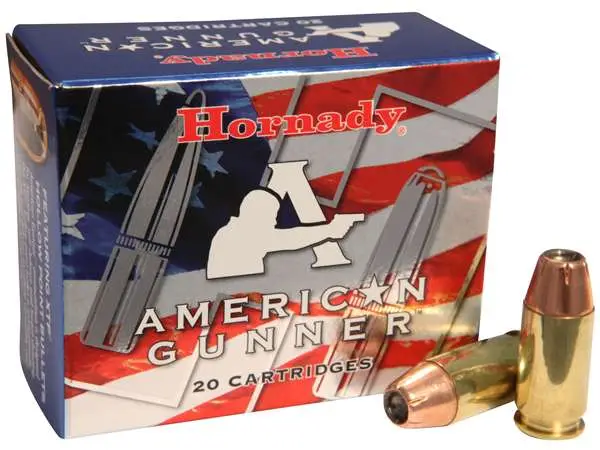HORNADY AMERICAN GUNNER AMO 45 AUTO 185GR XTP AG 20RD (10 BOX CASE) - Image 4