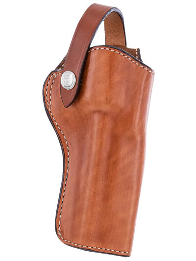 Bianchi 10045 1L Lawman Western OWB 01 Tan Leather Belt Loop Fits Colt New Frontier Fits Colt Peacemaker