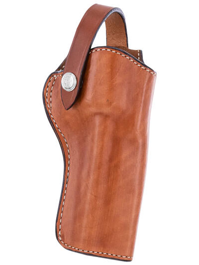 Bianchi 10062 1L Lawman Western OWB 03 Tan Leather Belt Loop Fits Colt New Frontier/Single Action Army