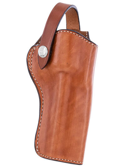 Bianchi 10066 1L Lawman Western OWB 04 Tan Leather Belt Loop Fits Colt New Frontier/Single Action Army