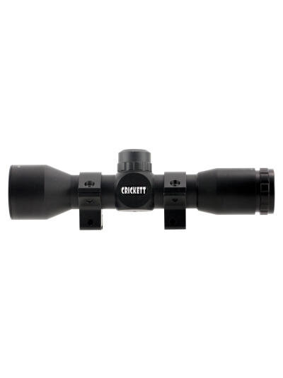 Crickett KSA054 Quick Focus  Black 4x32mm 1" Tube Mil-Dot Reticle