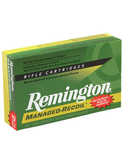 Remington Ammunition 27644 Managed-Recoil  30-30Win 125gr Soft Point Core Lokt 20 Per Box/10 Case