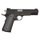 Rock Island 51486 Rock Ultra FS 45 ACP Caliber with 5" Barrel, 8+1 Capacity, Overall Black Parkerized Finish Steel, Beavertail Frame, Serrated Slide & Black/Gray G10 Grip