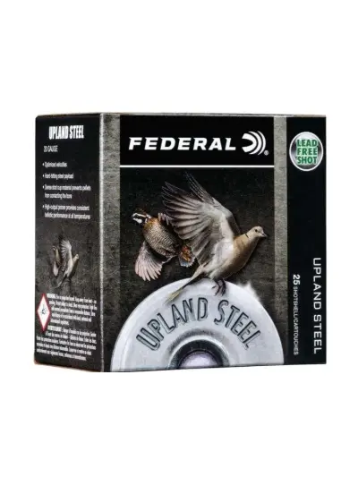 FEDERAL UPLAND STEEL AMO 410GA 3" 3/8OZ #6 25RD (10 BOX CASE)
