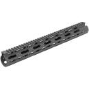 UTG Pro MTU019SS Pro Slim Rail Handguard Free-Floating 15" L Aluminum Material with Black Anodized Finish, KeyMod Slots & Picatinny Rail for AR-15
