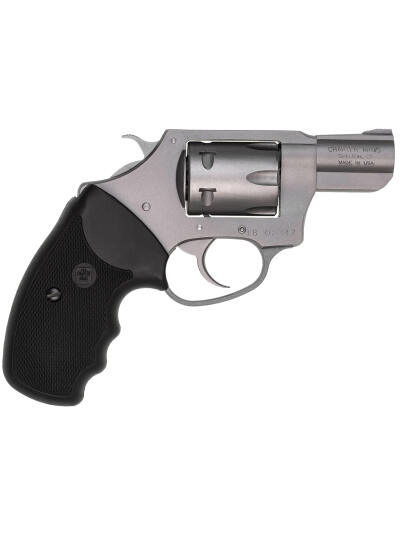 Charter Arms 72324 Pathfinder  Small 22 WMR, 8 Shot 2" Stainless Steel Barrel  & Cylinder, Anodized Aluminum Frame w/Black Finger Grooved Rubber Grip, Exposed Hammer