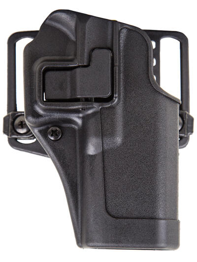 Blackhawk 410504BKL Serpa CQC  OWB Size 04 Matte Black Polymer Belt Loop/Paddle Compatible With Beretta 92/96/M9 Left Hand