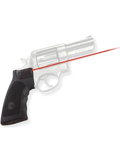 Crimson Trace 011790 Lasergrips  Fits Ruger Alaskan/GP100/Super Redhawk, Red Laser 633nM Wavelength 5mW Output, Black Polymer