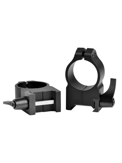 Warne 202LM Vertical Rings Maxima Matte Black 1" High Quick Detach 0 MOA