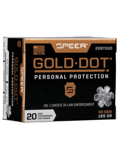 Gold Dot 40 S&W 165 Gr GDHP 20 Ct