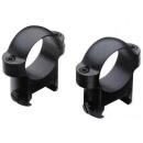 BURRIS ZEE RINGS 1" LOW - STEEL MATTE