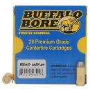 Buffalo Bore Ammunition 35D20 Personal Defense Strictly Business 460Rowland 255gr Hard Cast Flat Nose 20 Per Box/12 Case