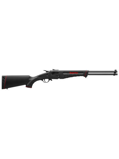 Savage Arms 22434 42 Takedown Compact 22 LR/410 Gauge 1rd 20" Satin Black Sporter Barrel, Satin Black Carbon Steel Receiver, Matte Black Fixed Synthetic Stock, Ambidextrous