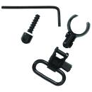 Uncle Mike's 13912 Magnum Band Swivel Set Quick Detach 115 CFL Tri-Lock Blued 1" Loop for .630-.675" Mag Tubes